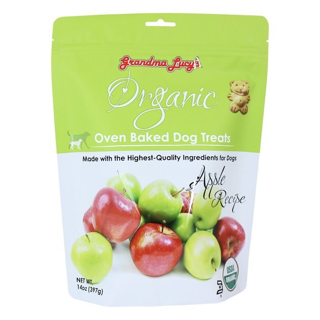 GRANDMA LUCY'S Organic Apple Oven Baked Dog Treats, 14-oz bag - Chewy.com