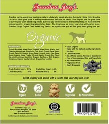 Grandma Lucy's Organic Apple Oven Baked Dog Treats, 14-oz bag slide 2 of 6