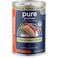 CANIDAE PURE All Stages Grain-Free Limited Ingredient Duck & Turkey Recipe Canned Dog Food, 13-oz