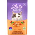 Halo Holistic Indoor Chicken Recipe Complete Digestive Health & Healthy Weight Support Adult Grain-Free Cage-Free Dry Cat Food, 6-lb bag