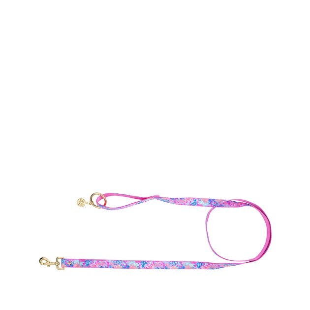 LILLY PULITZER Splendor In The Sand Dog Leash, Light Blue, 6-ft, Medium/Large - Chewy.com