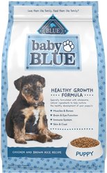 Blue Buffalo Baby BLUE Healthy Growth Formula Natural Puppy Dry Dog Food, Chicken and Brown Rice Recipe 4-lb + Wet Food, Chicken and Vegetable Recipe slide 2 of 9
