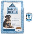 Blue Buffalo Baby BLUE Healthy Growth Formula Natural Puppy Dry Dog Food, Chicken and Brown Rice Recipe 11-lb + Wet Food, Chicken and Vegetable Recipe