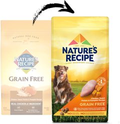 Nature's Recipe Grain-Free Chicken, Sweet Potato & Pumpkin Recipe Dry Dog Food, 4-lb bag slide 2 of 9