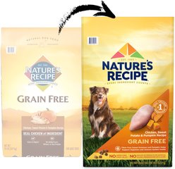 Nature's Recipe Grain-Free Chicken, Sweet Potato & Pumpkin Recipe Dry Dog Food, 24-lb bag slide 2 of 9
