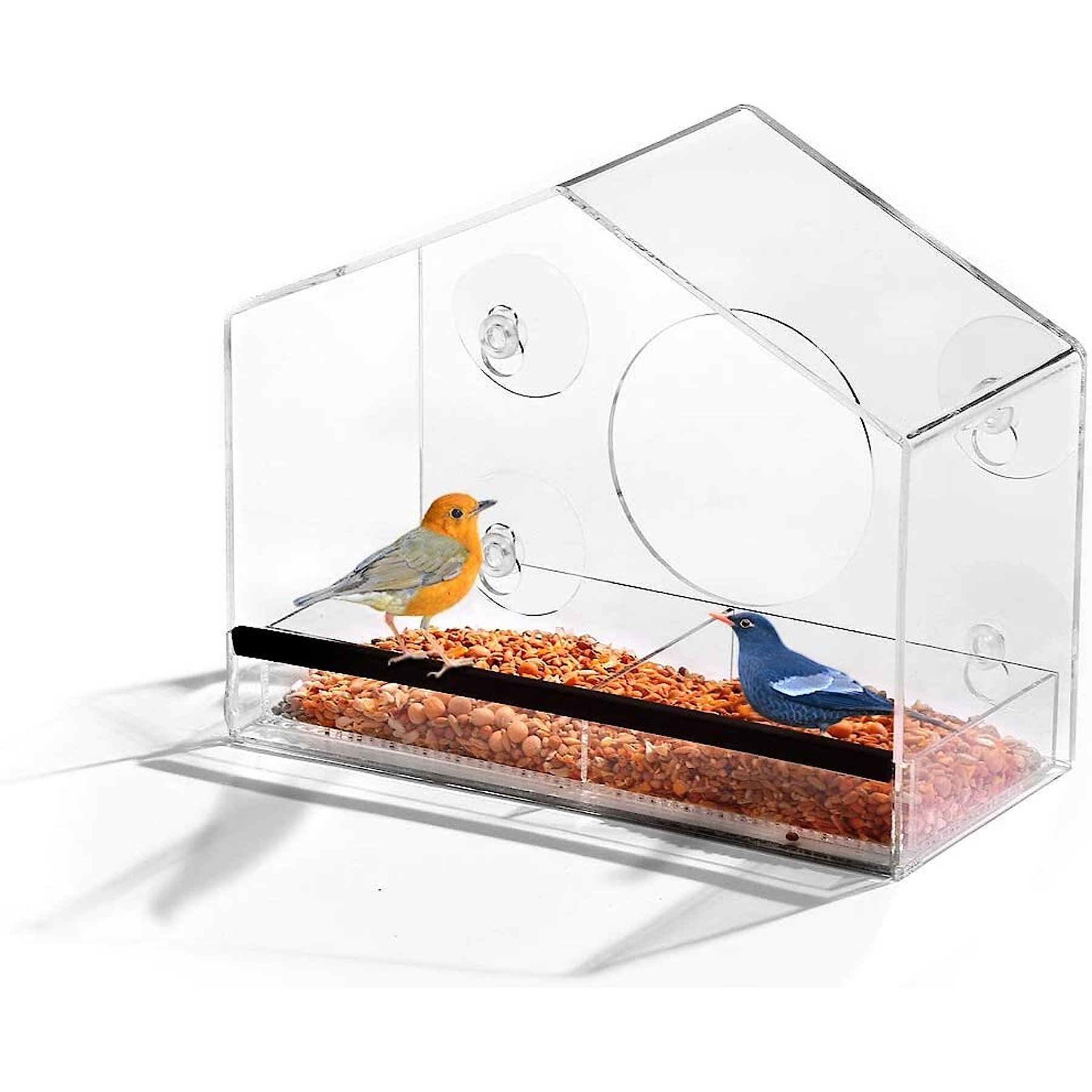 Ashman Ashman Home Shaped Window Bird Feeder