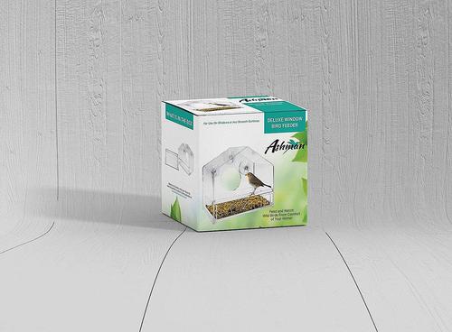 Show full view: Ashman Home Shaped Window Bird Feeder slide 2 of 6