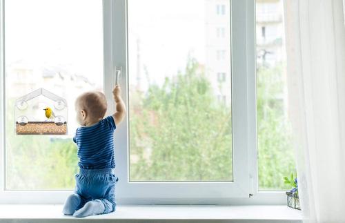 Show full view: Ashman Home Shaped Window Bird Feeder slide 4 of 6