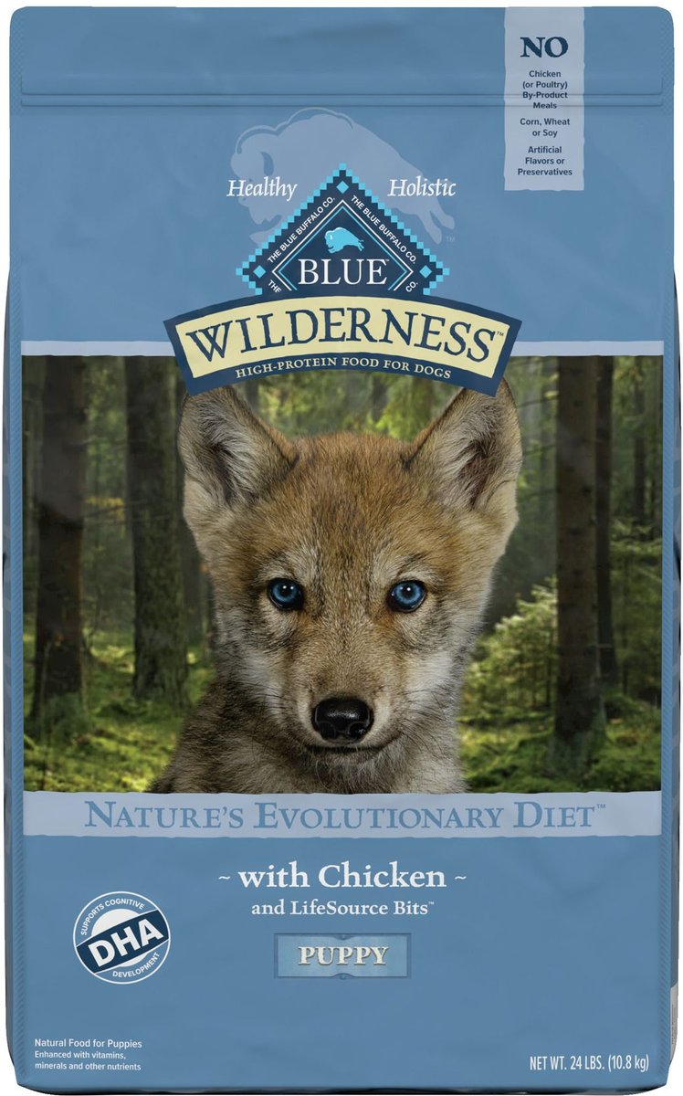 BLUE Buffalo Wilderness High Protein Grain Free, Natural Puppy Small Breed Dry Dog Food   