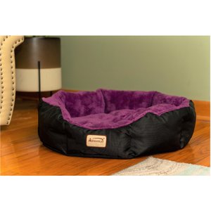 Armarkat Soft Cat Bed, Purple & Black, Large