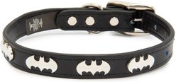 Buckle-Down DC Comics, Batman with Bat Signal Charms Dog Collar, Large: 14 to 19-in neck slide 2 of 5