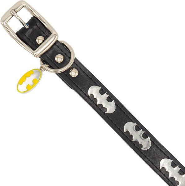 Buckle-Down DC Comics, Batman with Bat Signal Charms Dog Collar