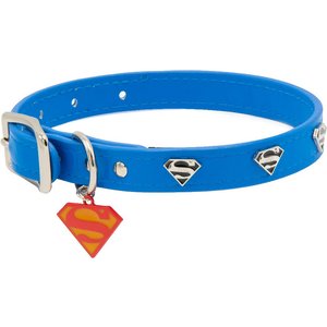 Buckle-Down DC Comics, Superman with Super Shield Charms Dog Collar