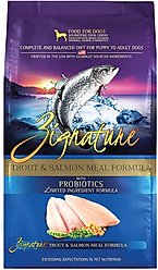 Zignature Limited Ingredient Formula Trout & Salmon Meal Dry Dog Food, 25-lb bag