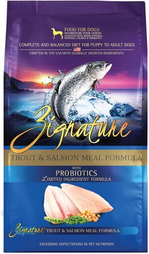 Zignature Limited Ingredient Formula Trout & Salmon Meal Dry Dog Food, 25-lb bag