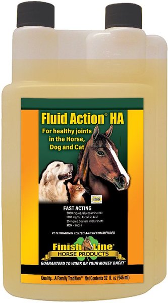 Finish Line Fluid Action HA liquid Horse Supplement, 32-oz bottle slide 1 of 1