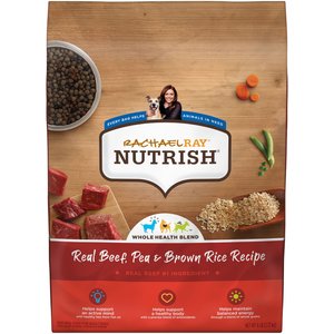 Rachael Ray Nutrish Real Beef, Pea, & Brown Rice Recipe Dry Dog Food, 6-lb bag
