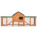 Coziwow by Jaxpety 2-Tier Indoor/Outdoor Rabbit Hutch Small Animal House