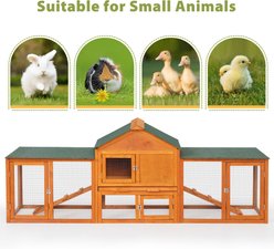Coziwow by Jaxpety 2-Tier Indoor/Outdoor Rabbit Hutch Small Animal House slide 2 of 7
