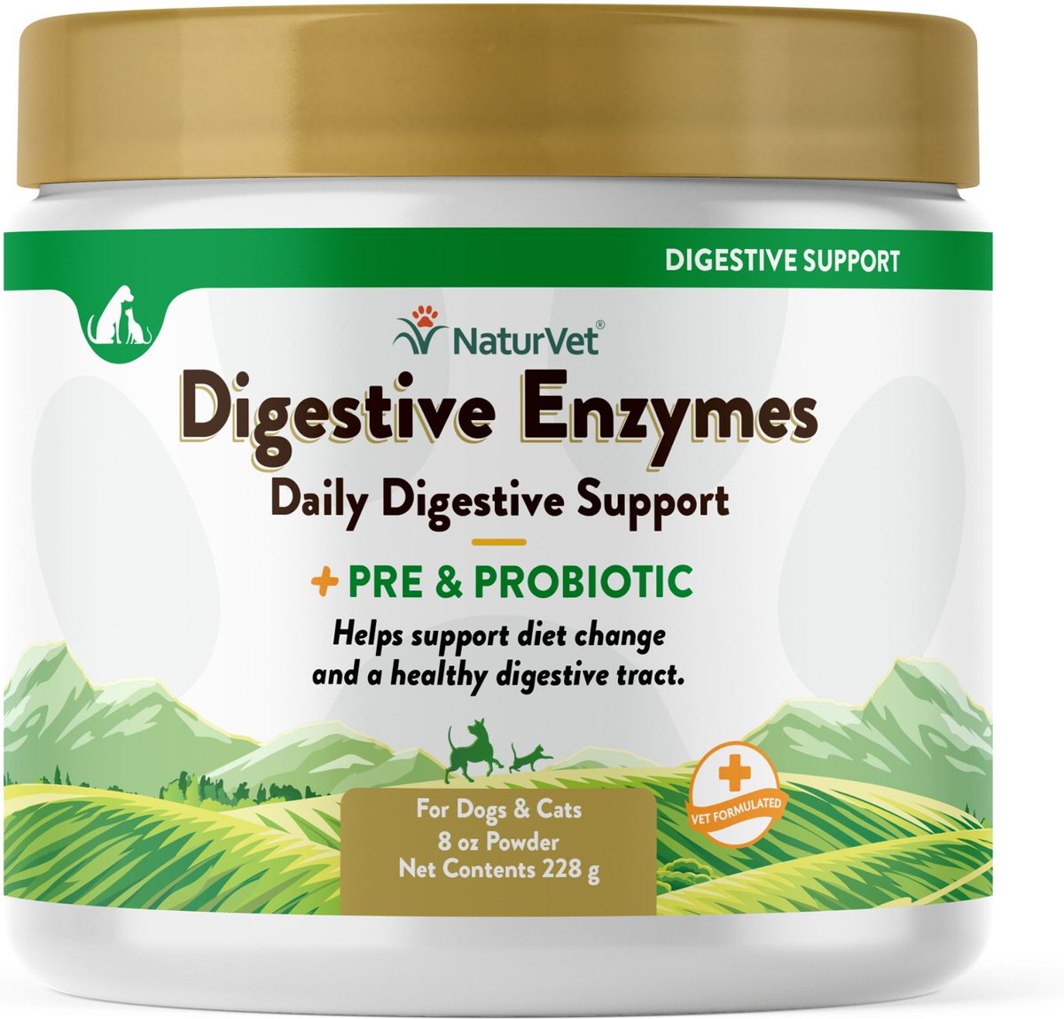 Nature's Farmacy Catzymes Probiotic Digestive Enhancer Cat Supplement
