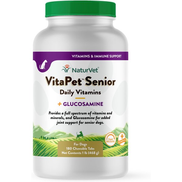 PET MD Canine Tabs Plus Advanced Vitamin & Mineral Dog Supplement, 365 count