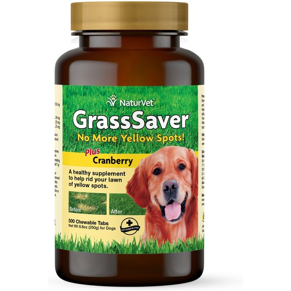 NATURVET GrassSaver Plus Enzymes Soft Chews Urinary & Lawn Protection ...