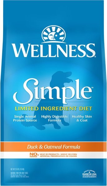 Wellness Simple Limited Ingredient Diet Duck & Oatmeal Formula Dry Dog Food