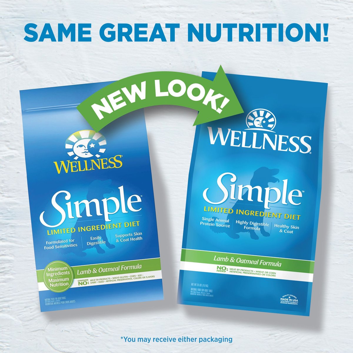 Wellness simple natural limited ingredient dry dog food hotsell lamb & oatmeal