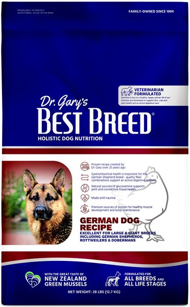 Dr. Gary's Best Breed Holistic German Dry Dog Food, 28-lb bag slide 1 of 5