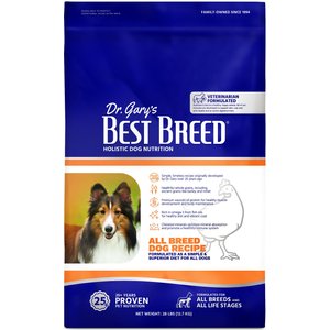 Dr. Gary's Best Breed Holistic All Breed Dry Dog Food, 28-lb bag