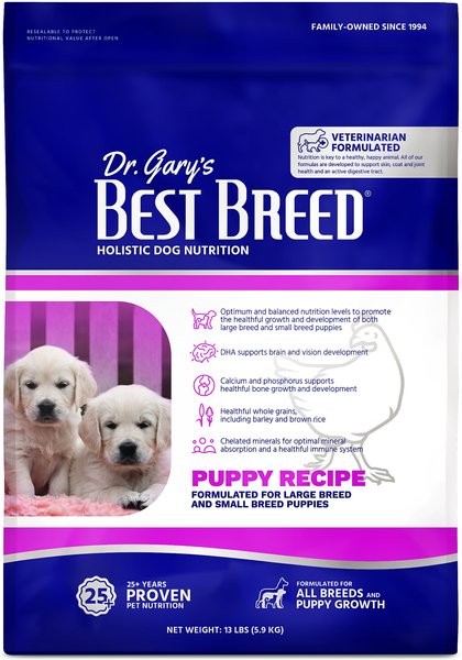 Dr. Gary's Best Breed Holistic Puppy Diet Dry Dog Food, 28-lb bag slide 1 of 4