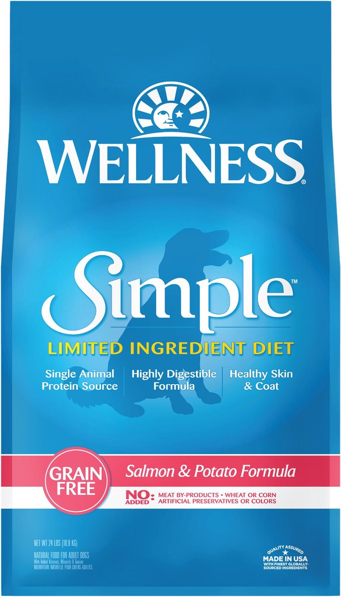 Wellness Simple Limited Ingredient Diet Grain-Free Salmon & Potato Formula Natural Dry Dog Food