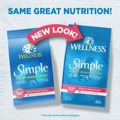 Wellness Simple Limited Ingredient Diet Grain-Free Salmon & Potato Formula Natural Dry Dog Food, 24-lb bag slide 2 of 9