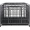 Show in main carousel: SMONTER Heavy Duty Double Lock Metal Large Breed Dog Crate, Dark Silver, 38-in slide 6 of 7