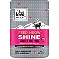 I and Love and You Feed Meow Shine Salmon & Tuna Grain Free Chunks In Gravy Wet Cat Food, 3-oz pouch, case of 24
