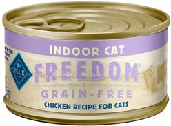 Blue Buffalo Freedom Indoor Adult Chicken Recipe Grain-Free Canned Cat Food, 3-oz, case of 24