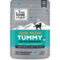 I and Love and You Feed Meow Tummy Tuna & Pumpkin Feast Grain Free Chunks In Gravy Wet Cat Food, 3-oz pouch, case of 24