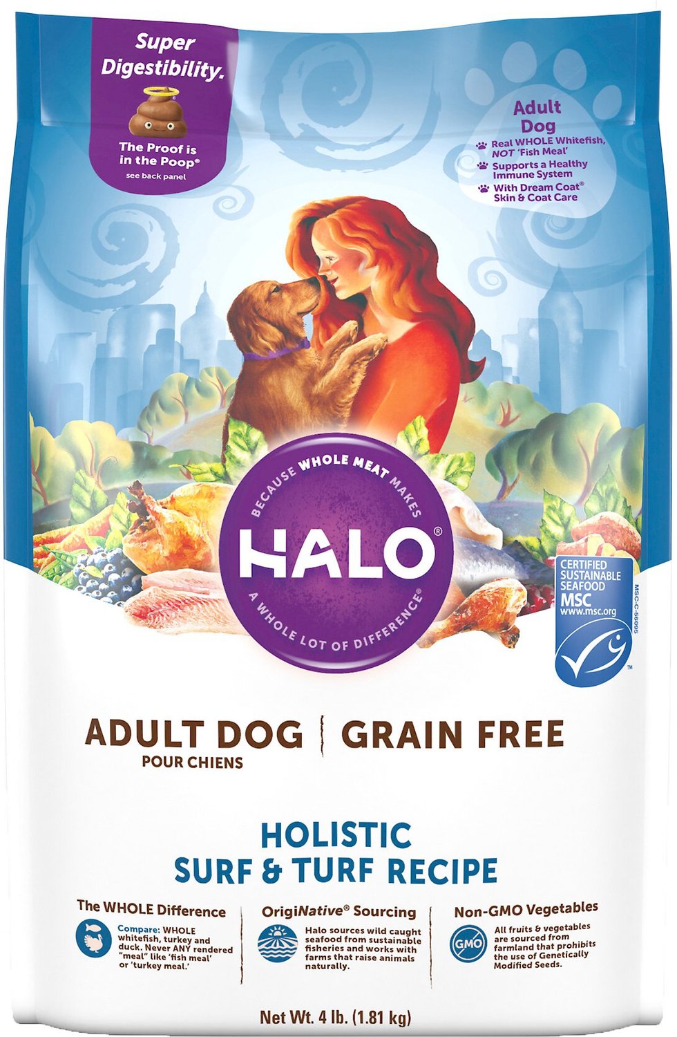 halo holistic puppy food