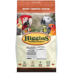 Higgins Sunburst True Fruits Dried Exotic Fruits Bird Treats, 20-lb bag