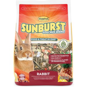 Higgins Sunburst Gourmet Blend Rabbit Food, 6-lb bag