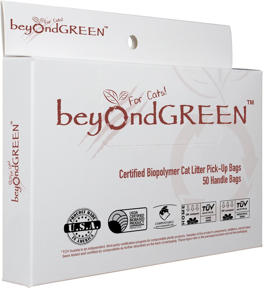 BEYONDGREEN Compostable Cat Litter Bags 50 count Chewy