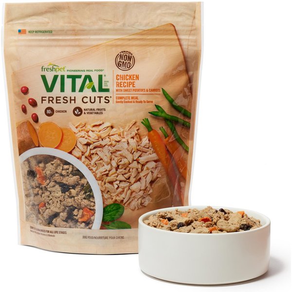 FRESHPET Vital Chicken, Beef, Salmon & Egg Recipe GrainFree Fresh Dog