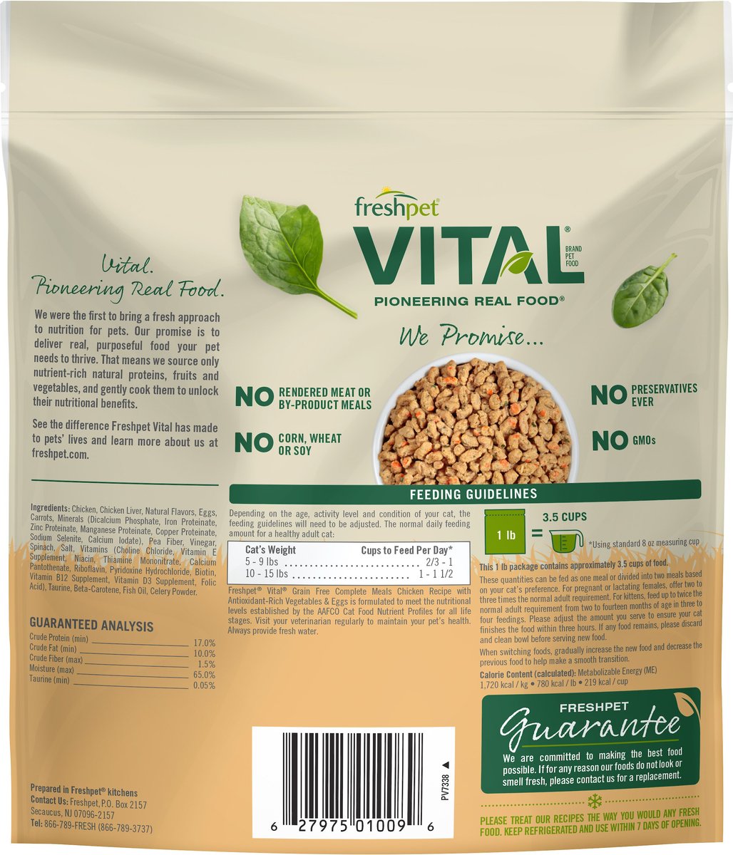 Freshpet vital shop cat food