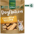 Freshpet Dog Nation Chicken Recipe Fresh Dog Treats, 8-oz bag, case of 6
