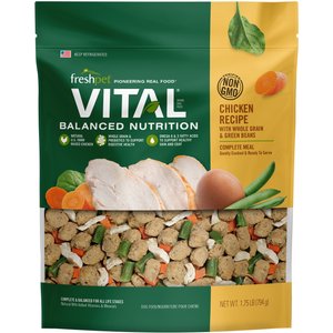 Freshpet Vital Chicken Recipe Fresh Dog Food, 1.75-lb bag, case of 4
