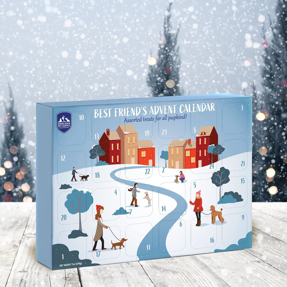 Dog advent calendar with sales treats