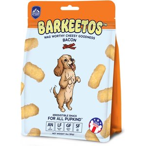 Himalayan Pet Supply Barkeetos Grain-Free Bacon Crunchy Dog Treats, 3-oz bag
