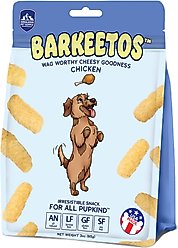 Himalayan Pet Supply Barkeetos Grain-Free Chicken Crunchy Dog Treats, 3-oz bag