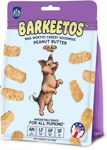 Himalayan Pet Supply Peanut Butter Grain-Free Chicken Crunchy Dog Treats, 3-oz bag slide 1 of 6