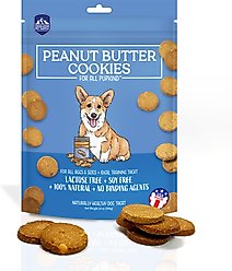 Himalayan Pet Supply Grain-Free Peanut Butter Cookies Crunchy Dog Treats, 14-oz bag